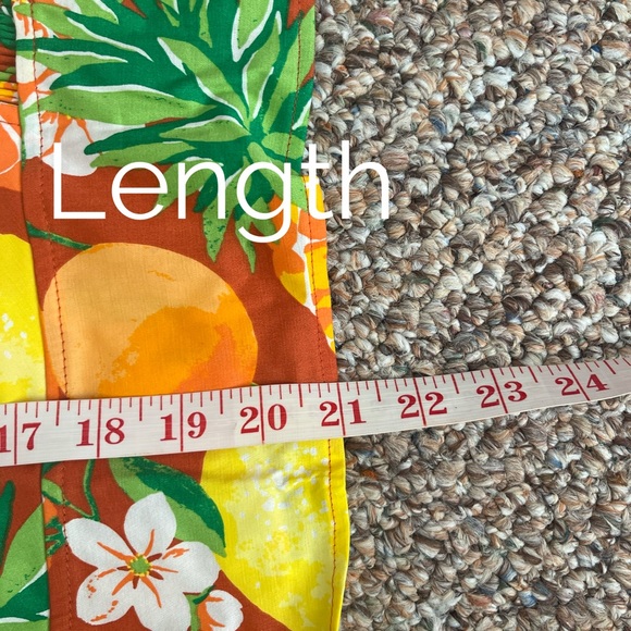 New York & Co NWT Fruit-Print O-Ring Poplin Top Size XL - Picture 7 of 8